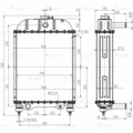 1025.1301.010Б Радиатор охл. ЛУЗАР для с/т МТЗ-1025 (алюм.,4-х рядный) (LRc 0625)