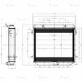 К700-1301010 Радиатор охл. ЛУЗАР К-700 с дв. ЯМЗ-238 (ал., 4-х ряд.) (патр 70мм) (LRc 0641)