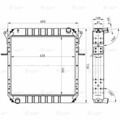 437030А Рад. охл. ЛУЗАР а/м МАЗ-437030 с дв.Deutz/Cummins ISF3.8/Д-245 Е3 (алюм.) (LRc 12371)