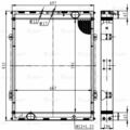 65115М-1301010-22 Радиатор охл. ЛУЗАР для а/м КАМАЗ-65115 E-4 (тип Modine) (алюм.) (LRc 07654)