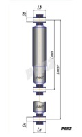 Амортизатор 51010Р крепл. пс/пс; Lmin 300mm-Lmax 424mm, Оси ROR
