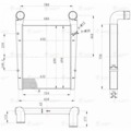 4320Б5-1172010 ОНВ (радиатор интеркулера) ЛУЗАР для а/м УРАЛ 43206/Ural Next с ЯМЗ 536 (LRIC 1236)