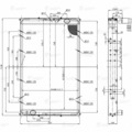 5480А-1301010 Радиатор охл. ЛУЗАР для а/м КАМАЗ 5480 (алюм.) (LRc 0780)