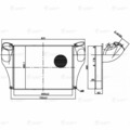 53205А-1172010 ОНВ Радиатор интеркулера ЛУЗАР для а/м КАМАЗ 54115 (LRIC 0723)
