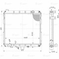 ЛР 33106 Евро-3 Радиатор вод. ЛУЗАР для а/м ГАЗ 33106 Валдай Cummins E-3 (алюм.) (LRc 03106b)