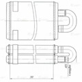 3205 Радиатор отоп.ЛУЗАР для а/м ПАЗ, ЛиАз, НефАЗ, Волжанин (сдвоенн, Белробот) (LRh 0303)