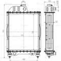 70У.1301.010 Радиатор сист. охл. ЛУЗАР для с/т МТЗ-80/82 (алюм., 4-х ряд.) (LRc 0680)