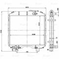 3205-1301010 Радиатор охл. ЛУЗАР для а/м ПАЗ-3205 (алюм.) (LRc 0332b)