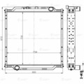 6501B5A-1301010 Радиатор охл. ЛУЗАР а/м МАЗ 6501, 5440B5 с дв. ЯМЗ-536 (алюм.) (LRc 12601)