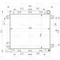 073-1301010 Радиатор охл. алюм. ЛУЗАР ГАЗель-Бизнес 