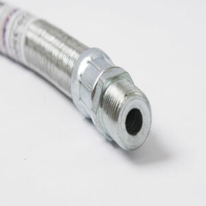 Шланг тормозной 6520 Перед (65 см) бронир. Гайка/Гайка 6520-3506060 AM-37-005