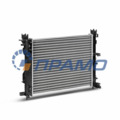 214106179R-СБ ЛР (ПРАМО) Радиатор охлаждения LADA Vesta (15-), Logan II (14-), А/С, с кондиц, МТ