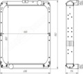 65115А-1301010 Радиатор (NOCOLOK) Евро-3 КАМАЗ (ШААЗ)