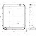 5320-1301010 Радиатор охл. ЛУЗАР для а/м КАМАЗ-5320 (алюм.) (LRc 0723b)