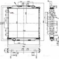 5550В3А-1301010 Радиатор 2-х ряд ЛУЗАР МАЗ 5340В2,5550В3,5340В5,с дв. 5363.10,5361.10 (LRc 1250)
