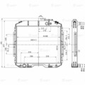 Р 53-1301010 Радиатор охл. ЛУЗАР для а/м ГАЗ 52, 53 (алюм.) (LRc 0353b)