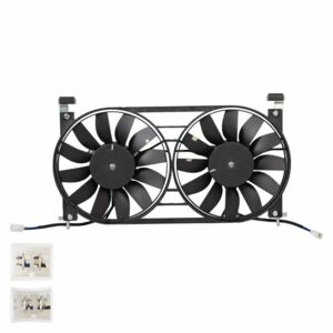 21214-1300024-43 Э/Вентилятор охл. ЛУЗАР для а/м Лада 21213-214 Нива (2 вент.) (с кожухом) тип Валео (LFK 01220)