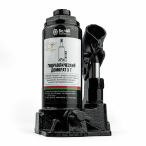 Домкрат 3 тонны  БЕЛАК  (выс.168,шток 100) БАК.00040