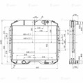 3309-1301010 Радиатор охл. ЛУЗАР для а/м ГАЗ 3309 с дв. Д-245 E-4 (без горловины, алюм.) (LRc 0339)