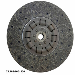 Диск сцепления ведомый 71.182-1601130 (МАЗ, двиг. ЯМЗ-181, 182, 183 и шлицами 42х34 ) ТРИАЛ