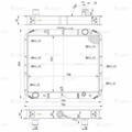 5323-1301010 Радиатор охл. ЛУЗАР для а/м Урал 4320/5323 с двиг. КАМАЗ (LRc 12K1)