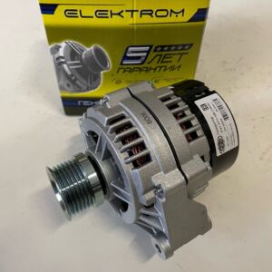 Генератор 3727.3771-186 (14В/140А) поликл. ПАТРИОТ, ГАЗ-3302,3110 (дв.406.10) ЭЛЕКТРОМ