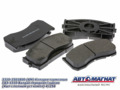 Колодка  3310-3501800 тормозная ГАЗ-3310 Валдай пер./зад. в упаковке (к-т 4шт с усткомп.) AM-69-012