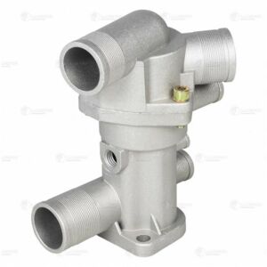 Термостат 21082-1306010-11 ЛУЗАР для а/м Лада 2110-15, 2170 (инж. с 2003) (6 патр.,алюм.корп.,обрез.клап.) (LT 01084)