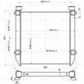926-1172010 ОНВ (радиатор интеркулера) для автомобилей МАЗ 103/107 OM926 LRIC 1201