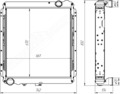 54115А-1301010 Радиатор водяной  КАМАЗ-54115 (ШААЗ)