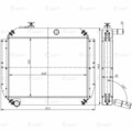 130-1301010 Радиатор охл. ЛУЗАР для а/м ЗИЛ-130 (алюм.) (LRc 0630)