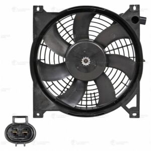 Мотор эл./вент.конд 2190-8112010 ЛУЗАР для а/м Лада 2190 Гранта/Datsun on-Do (с кожухом) (LFAC 0190)