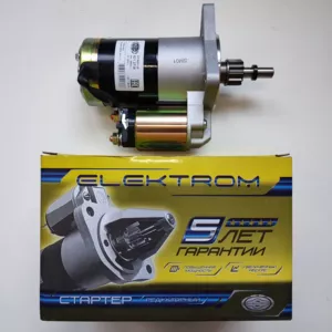 Стартер 921.3708 1,6 кВт ВАЗ-2108-099 редук.3 болт. без крышки (ан.426.37080, 5712.3708) ЭЛЕКТРОМ