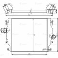 C41RB3.1172012 ОНВ (радиатор интеркулера) ЛУЗАР а/м ГАЗон Next (18-) с дв. ЯМЗ 534 (10т) (LRIC 0302)