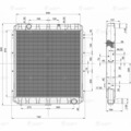 4308-1301010 Радиатор охл. ЛУЗАР для а/м КАМАЗ 4308 (алюм.) (LRc 0708b)