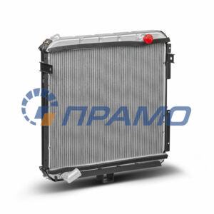 ЛР33106-1301010 (ПРАМО) Радиатор охлаждения двигателя алюминиевый 2х рядный