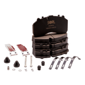 Колодка тормозная SORL КАМАЗ 5490 29087/29253/29061 KNORR SB/SN  SAF, SCHMITZ HM4903+AK016 SORL