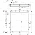 113000000824 Радиатор ГАЗ Валдай Next (21-)/Foton Ollin CTS (16-) дв. Cummins ISF 2.8D (LRc 0311)