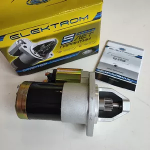 Стартер 92.3708  ВАЗ - 2112 1,6 кВт 9 зуб. 2 болт. (ан.5702.3708 / 2111.3708) ЭЛЕКТРОМ