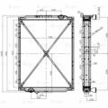 630333А-1301010 Радиатор охл. ЛУЗАР а/м МАЗ 631236/650136 дв. Deutz/CumISLe/Weichai (LRc 1235)(60)