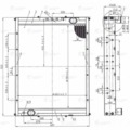 65115А-1301010 Радиатор охл. ЛУЗАР для а/м КАМАЗ-65115 (алюм.) (LRc 07651b)