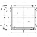 C41R13 Радиатор охл. ЛУЗАР для а/м ГАЗон Next (15-) c дв. ЯМЗ (алюм.) (LRc 0341)