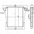 5480А-1172010 ОНВ ЛУЗАР (радиатор интеркулера) для а/м КАМАЗ 6460/6520 400л.с. (LRIC 0780)
