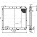 ЛР 33106 Евро-4 Радиатор вод. ЛУЗАР для а/м ГАЗ 33106 Валдай Cummins E-4 (алюм.) (LRc 03161)