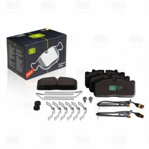 Колодки тормозные дисковые для автомобилей ГАЗон Next (14-) передние/задние (в комплекте с двумя датчиками и монтажным комплектом) PF 969 TRIALLI