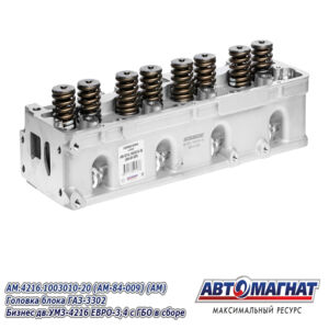 Головка блока 4216.1003010-20 УМЗ-42167, 421647 с ГБО с клапан.AM-84-009 Автомагнат